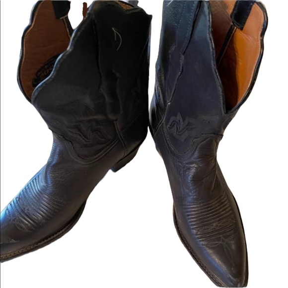 Lucchese 2000 Black PeeWees boots